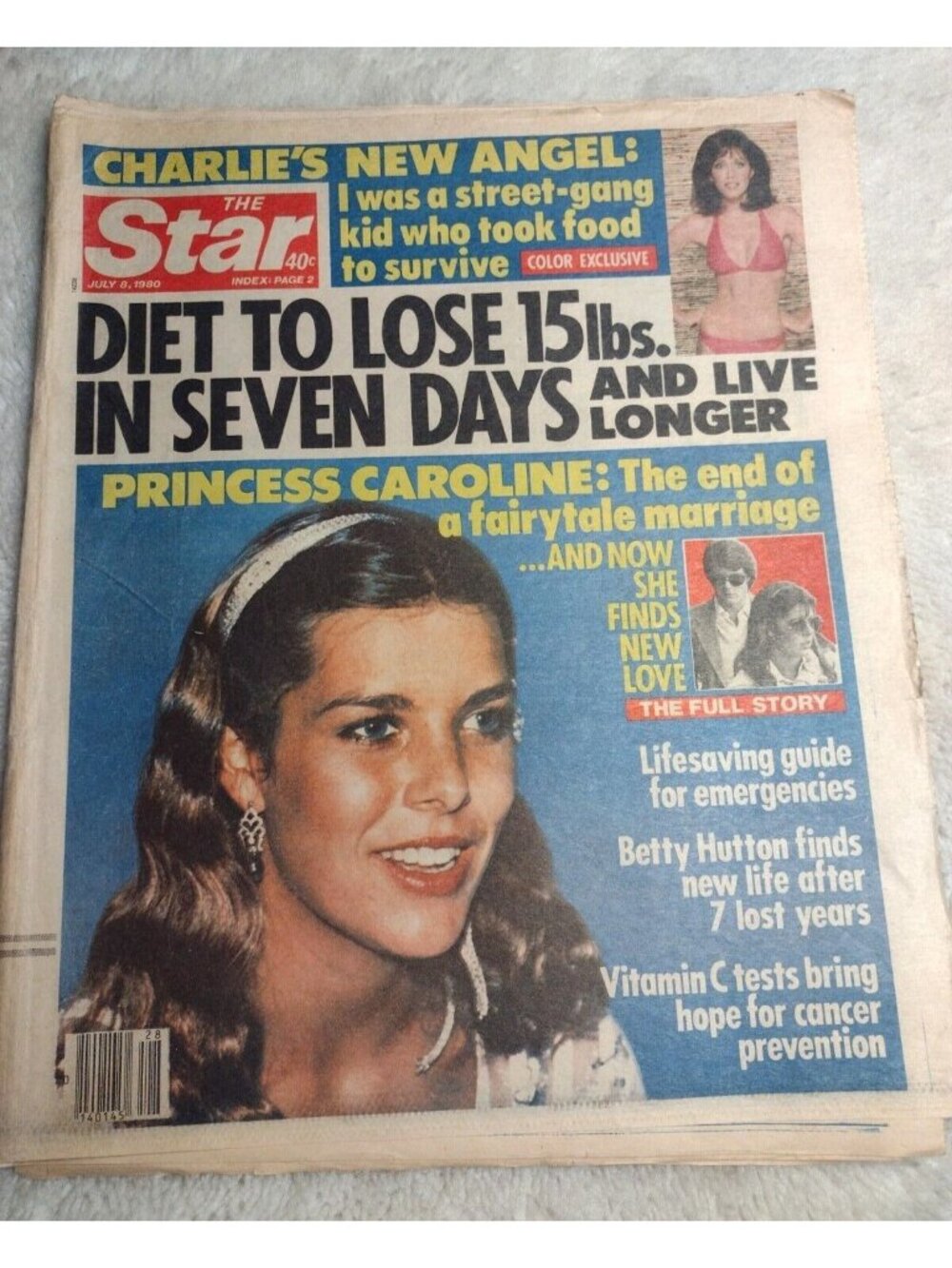 Star Magazine July 8, 1980 Princess Caroline Reagan Charlies Angel McCartney